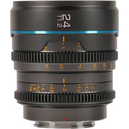 Sirui Night Walker 24mm T1.2 Cine Lens for Fujifilm X Gunmetal Gray